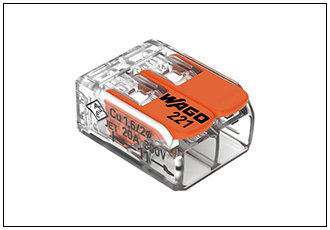 Wago Conductor Connectors Jar of 100